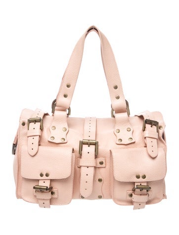 Leather Top Handle Bag