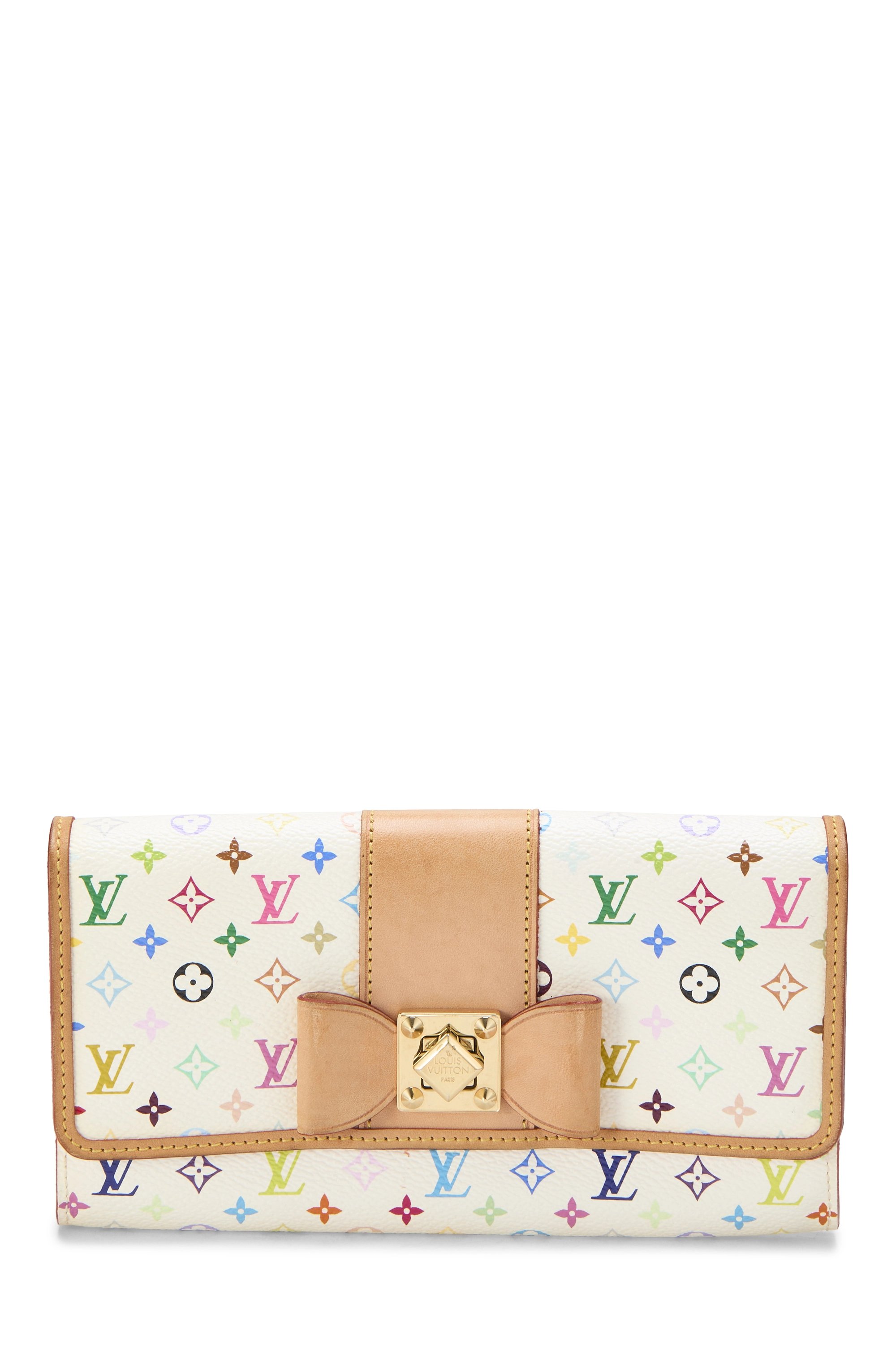 Takashi Murakami x Louis Vuitton White Monogram Multicolore Sarah Noeud