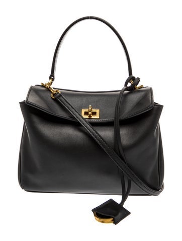 Leather Top Handle Bag