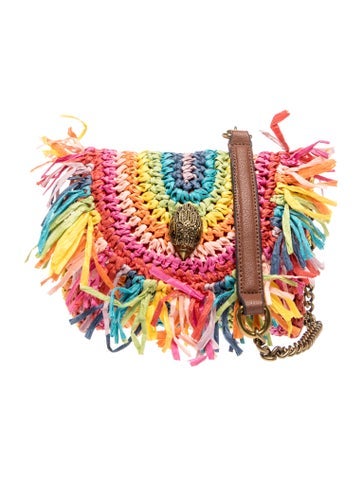 Raffia Crossbody Bag