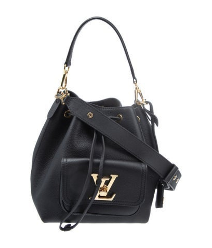 Louis Vuitton Vuitton Taurillon Leather Lockme Bucket Bag Mm