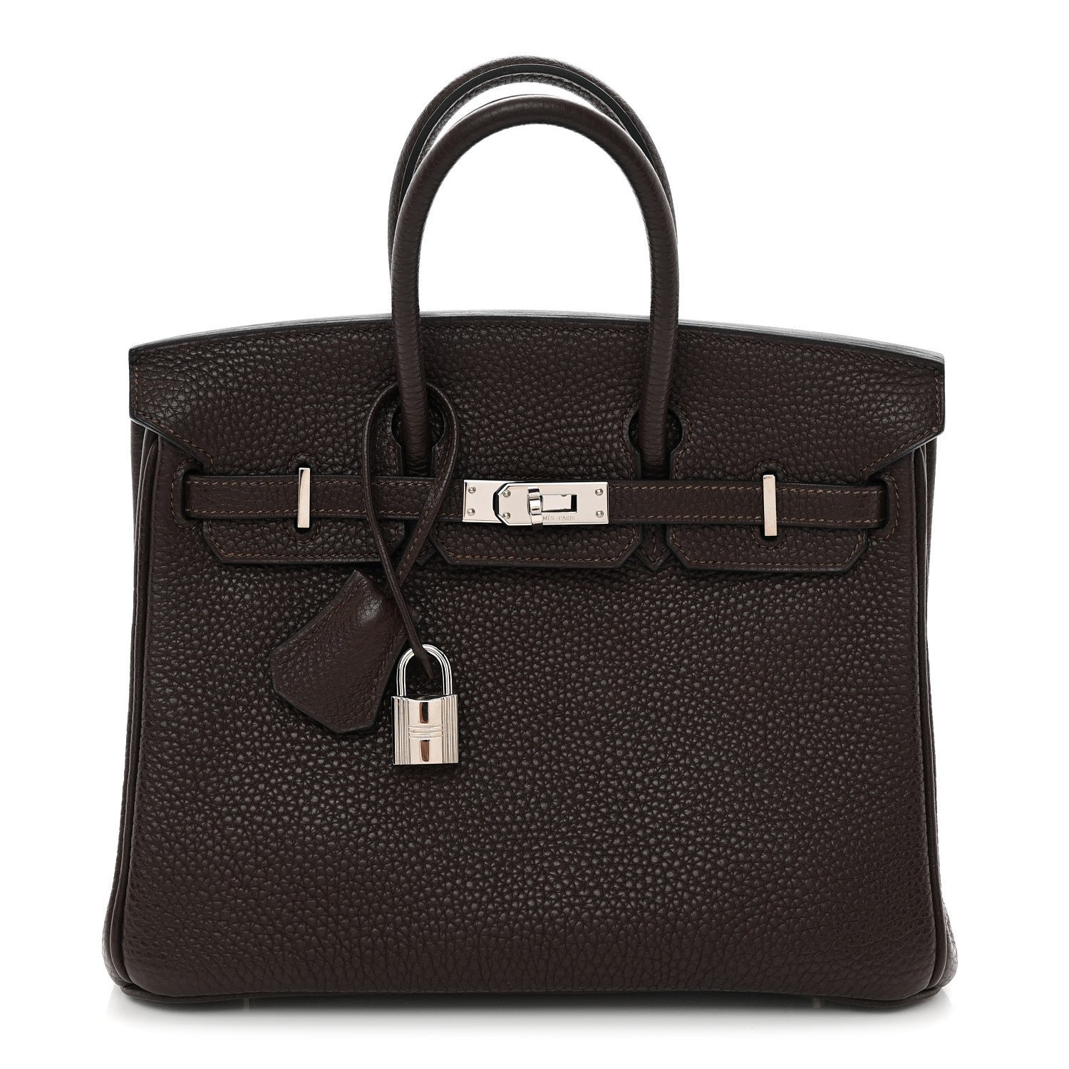 Hermes Hermes Togo Birkin 25 Chocolate