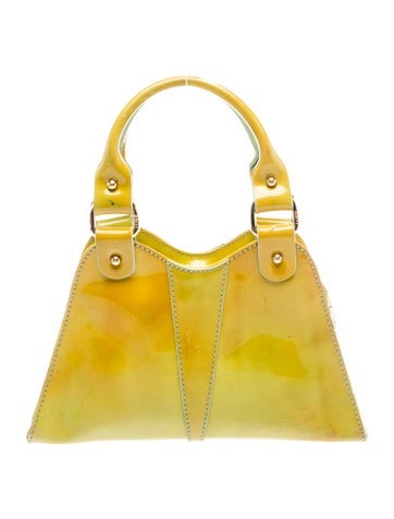 Patent Leather Top Handle Bag Mini