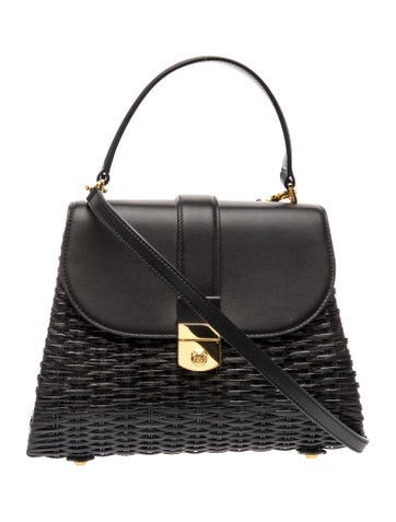 Leather Top Handle Bag