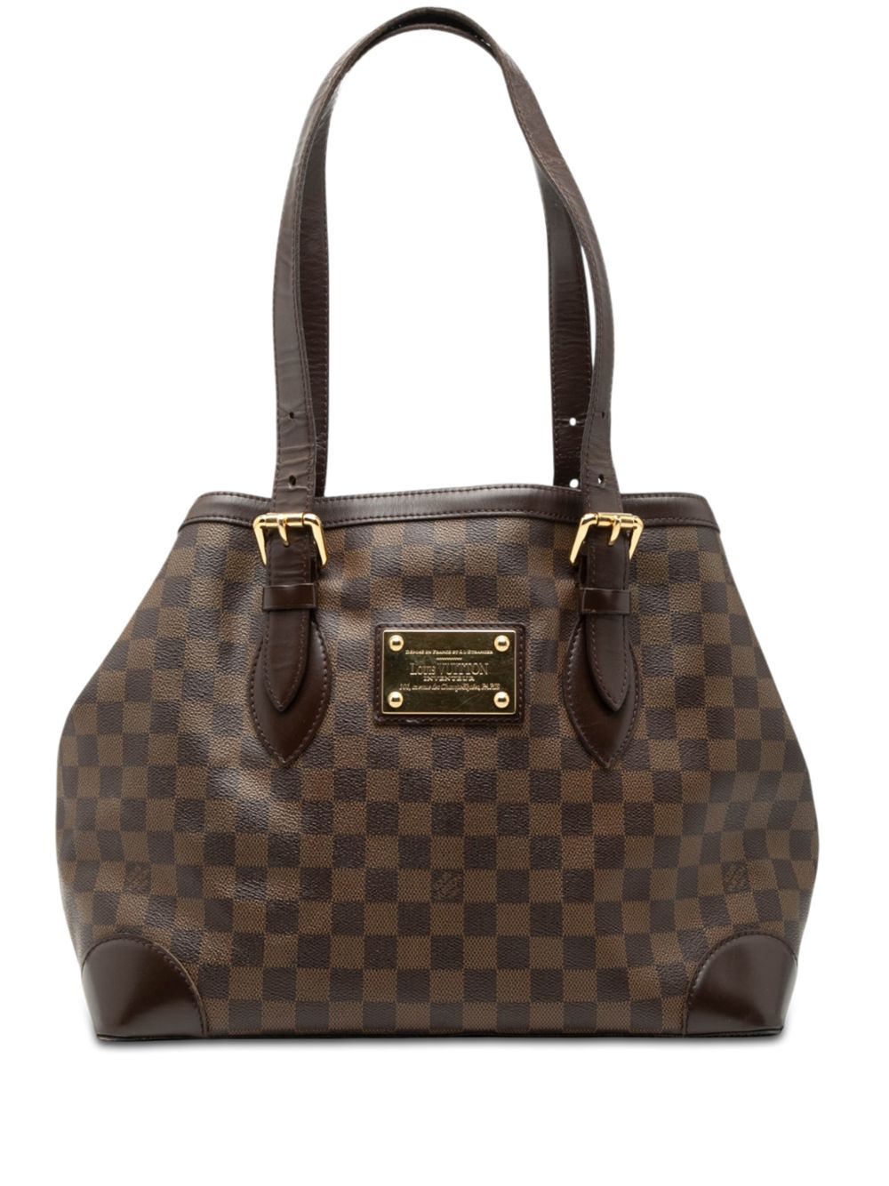 2007 Damier Ebene Hampstead MM tote bag