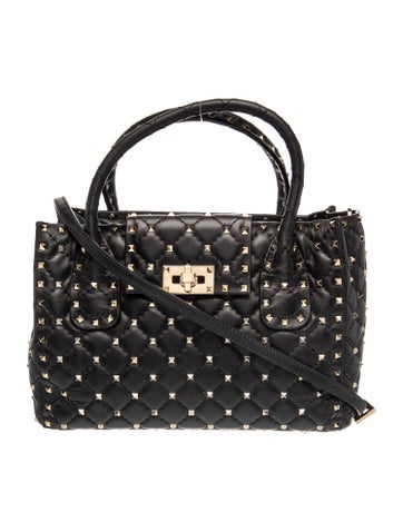 Rockstud Top Handle Bag