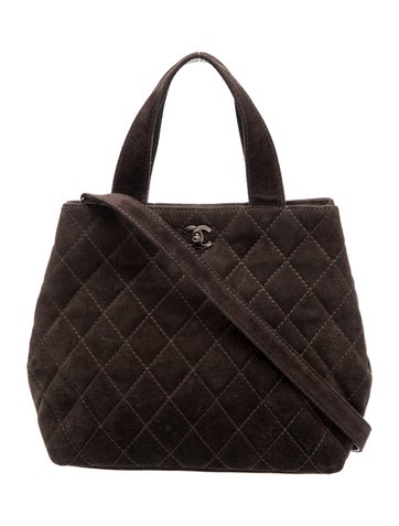 Quilted Suede CC Tote