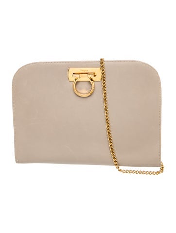 Ferragamo Leather Shoulder Bag