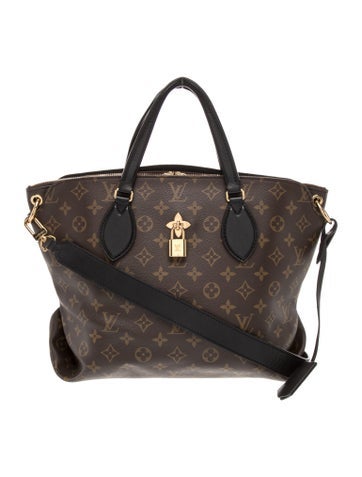 LV Monogram Flower Zipped Tote MM