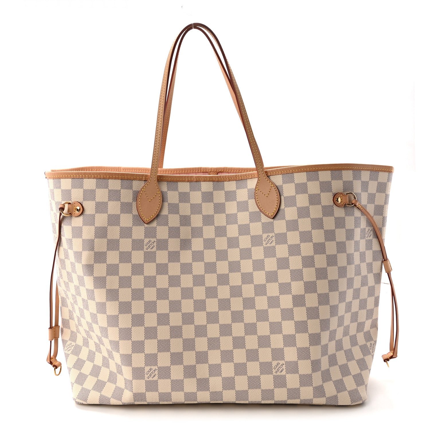 Louis Vuitton Damier Azur Neo Neverfull GM Rose Ballerine