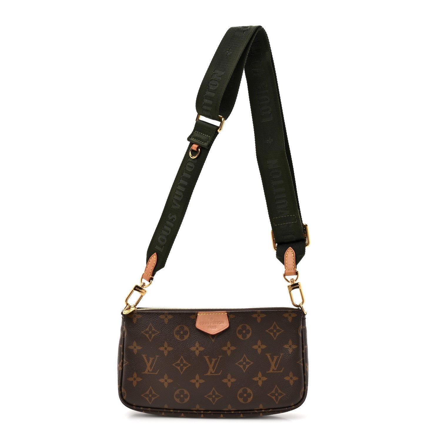 Louis Vuitton Monogram Multi Pochette Accessories Large Pochette  Kaki