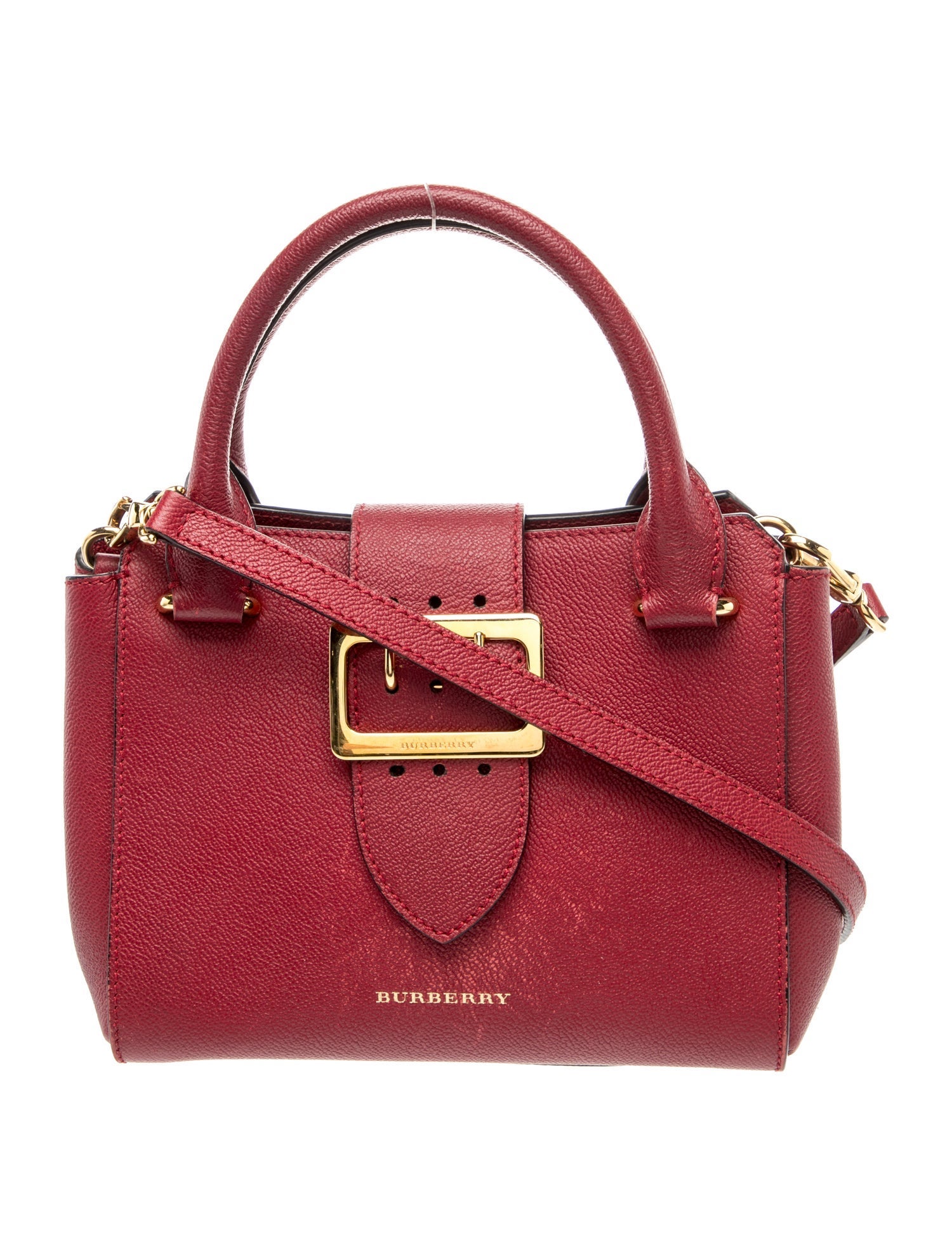 House Check Buckle Tote