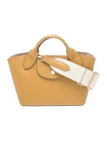 Longchamp Leather Top Handle Bag