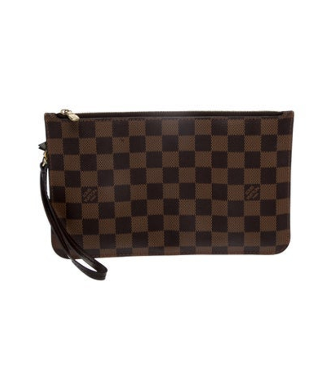 Louis Vuitton Vuitton Damier Ebene Neverfull Pouch