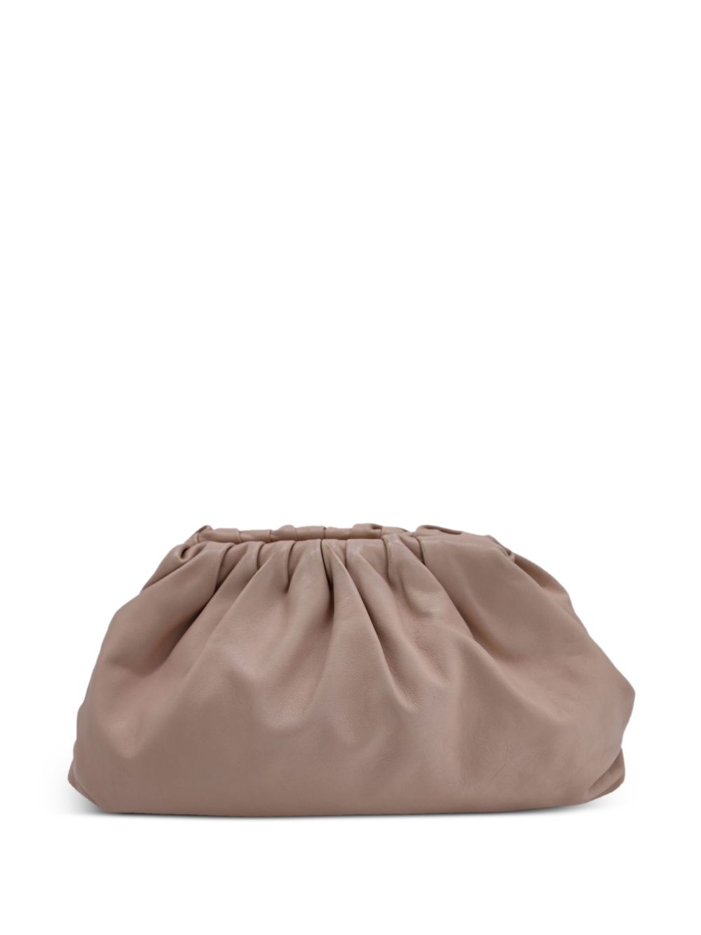 Pouch crinkled clutch bag