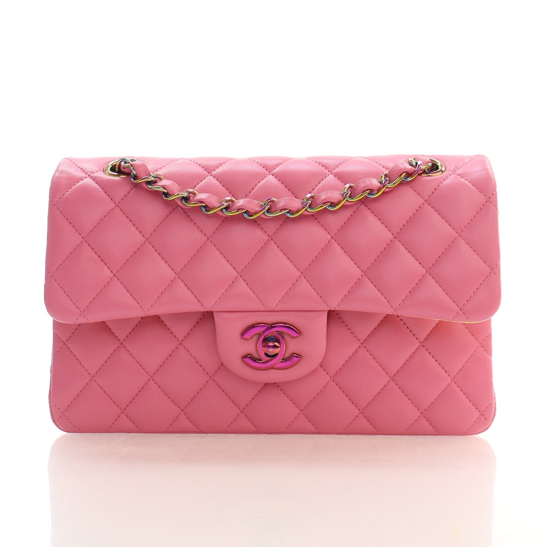Chanel Small Lambskin Classic Double Flap Bag