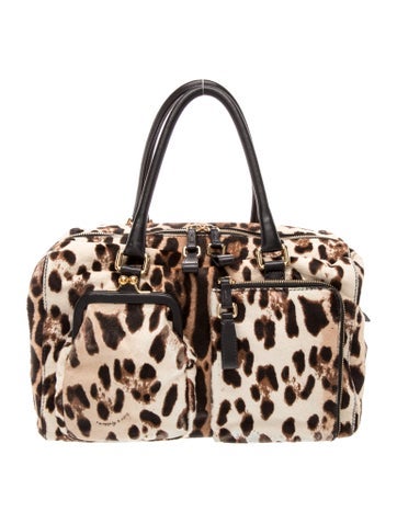 Ponyhair Top Handle Bag