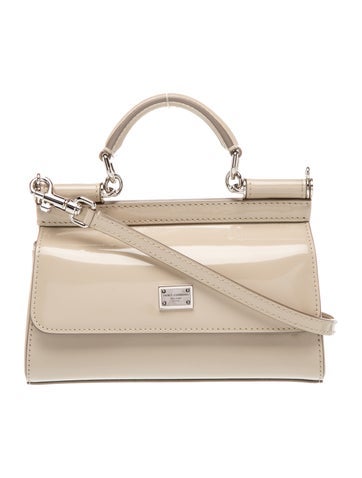 Patent Leather Top Handle Bag