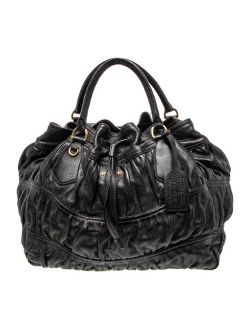 Cervo Leather Bucket Bag