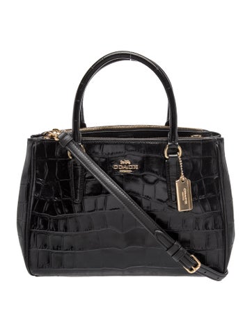 Leather Top Handle Bag