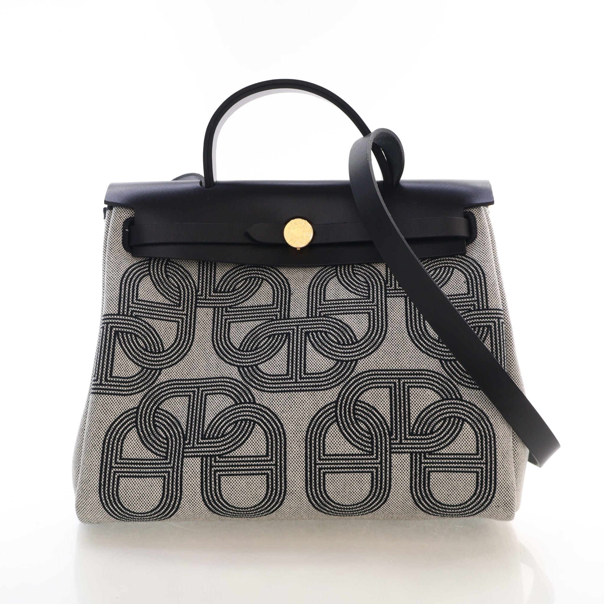 Hermes Noir Vache Hunter Herbag Zip 31