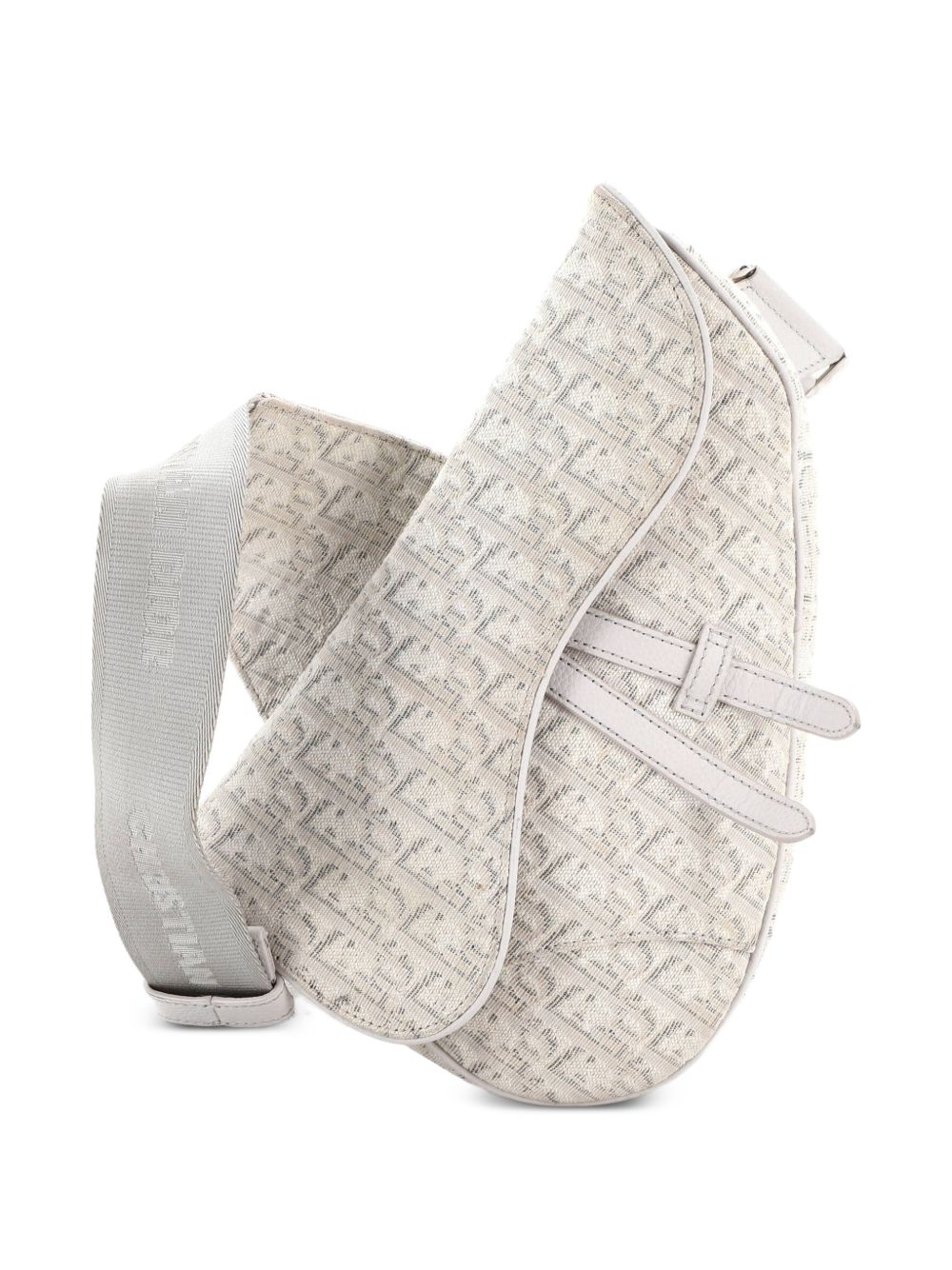 Saddle Oblique Jacquard crossbody bag
