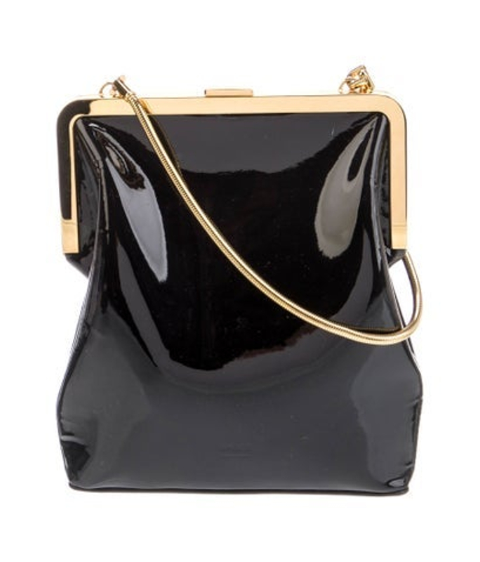 Khaite Patent Leather Top Handle Bag