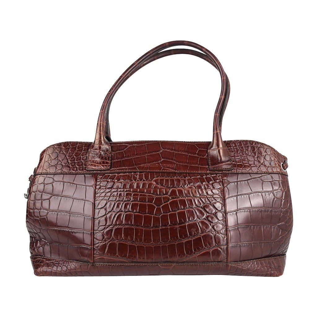 Brunello Cucinelli Brunello Cucinelli Bag Limited Edition Brown Crocodile Tote