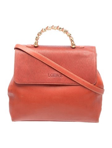 Leather Top Handle Bag