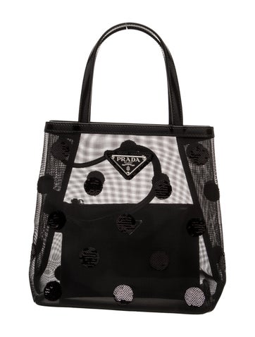 Mesh Top Handle Bag