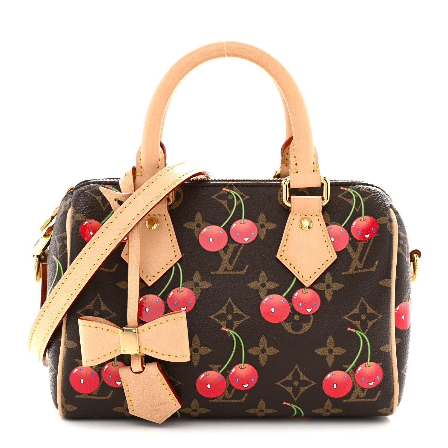 Louis Vuitton LV X TM Monogram Cerises Speedy Bandouliere 20