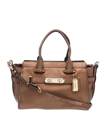 Leather Top Handle Bag