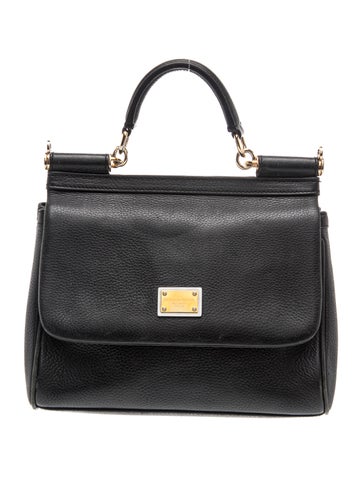 Leather Top Handle Bag
