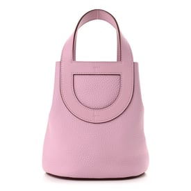 Hermes Taurillon Clemence Swift In-The-Loop 18 Bag Mauve Sylvestre