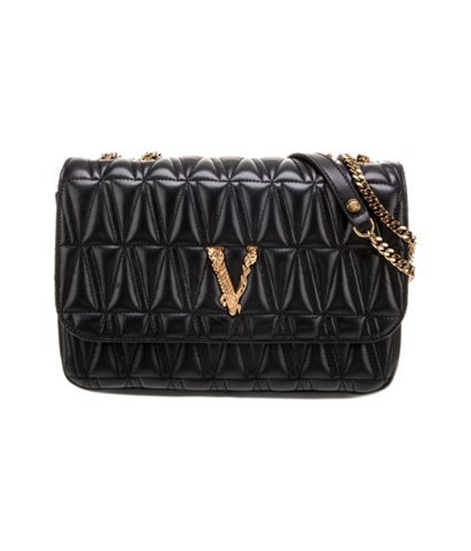 Versace Quilted Shoulder Bag