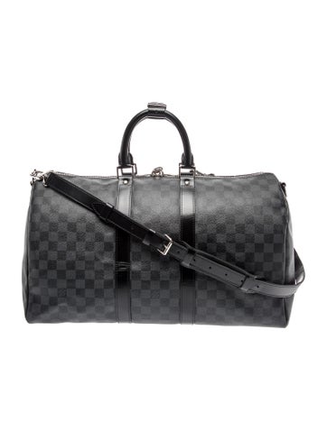 Damier Graphite Keepall Bandouliere 45