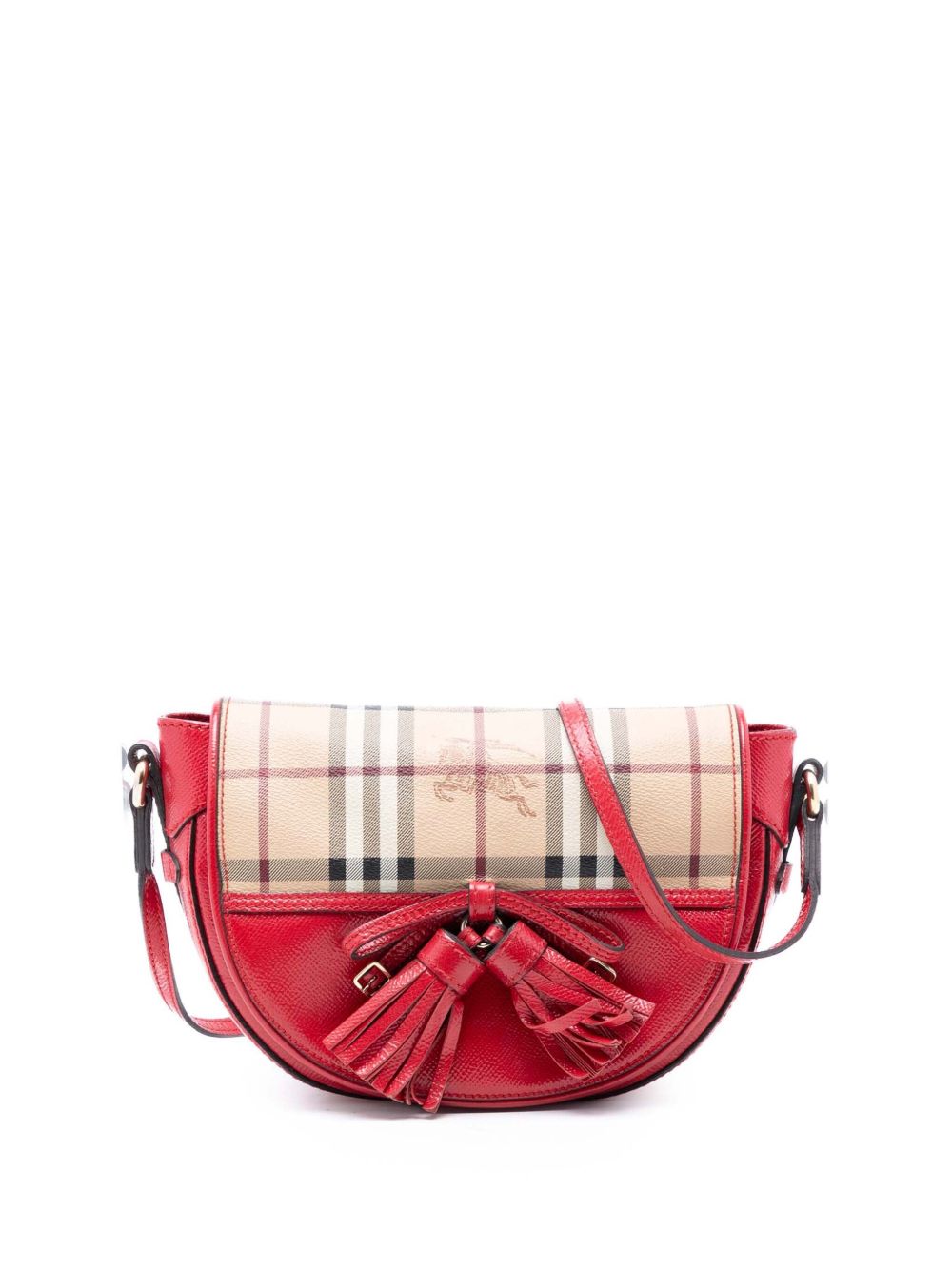 2000-2017 Patent Leather and Haymarket Check Coated Canvas Maydown crossbody bag