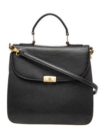 Leather Top Handle Bag