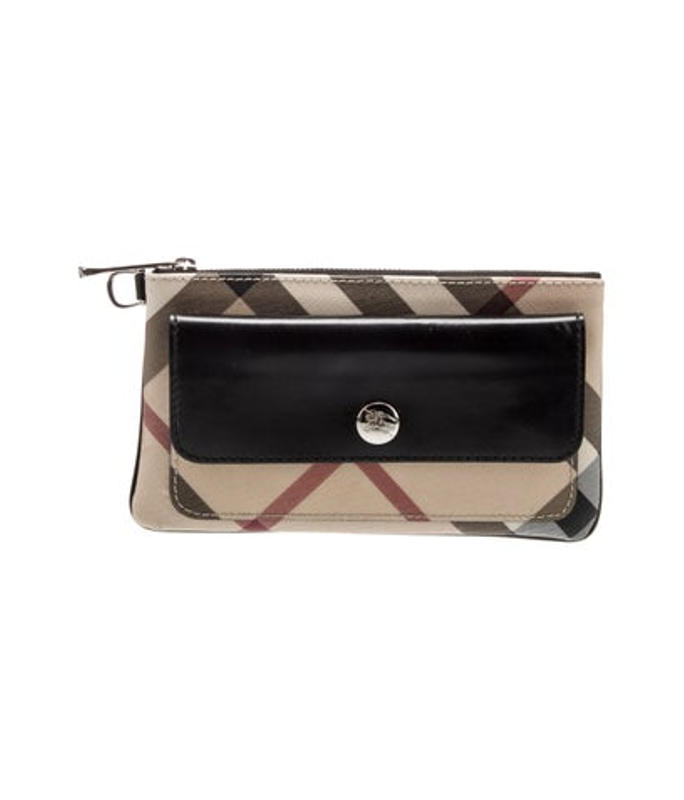 Burberry Super Nova Check Clutch