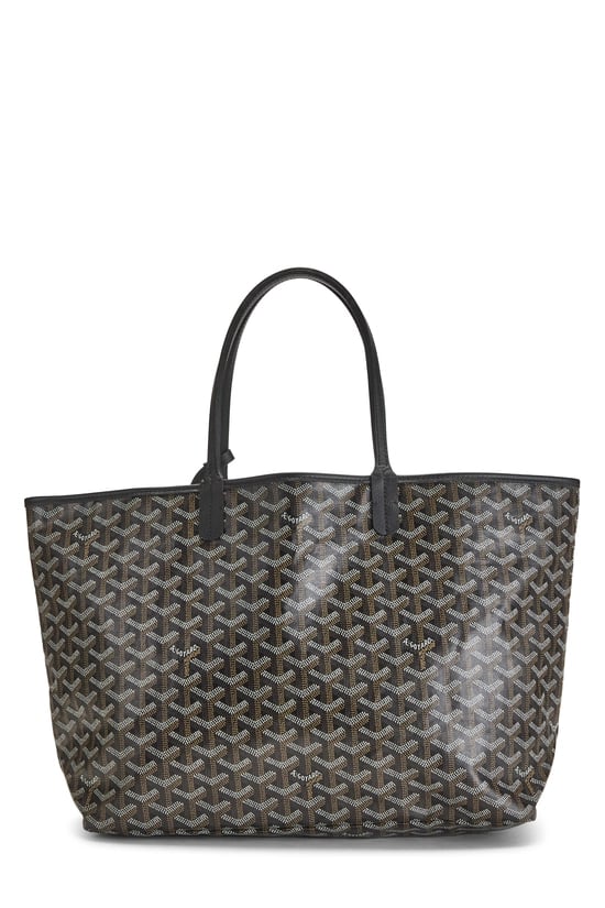Goyard Black Goyardine Canvas Saint-Louis PM