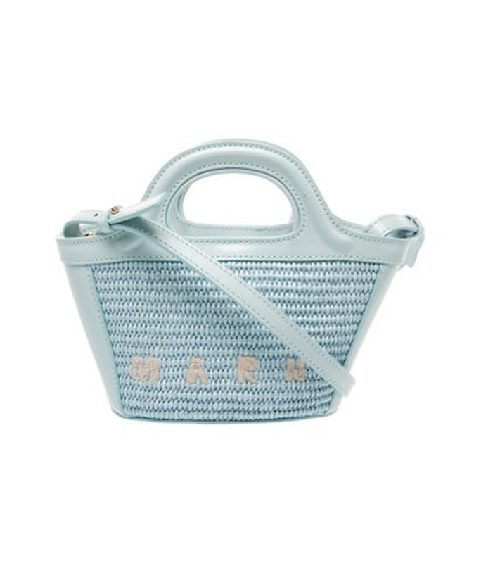 Marni Straw Top Handle Bag