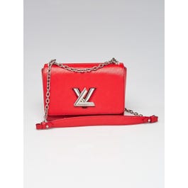 Louis Vuitton Louis Vuitton Coquelicot Epi Leather Twist MM Bag