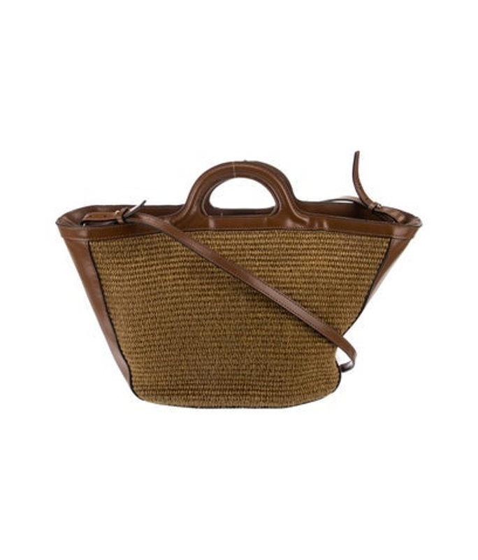 Marni Raffia Top Handle Bag