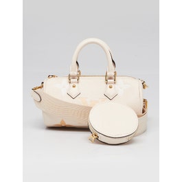 Louis Vuitton Louis Vuitton Cream Monogram Empreinte Leather By the Pool Papillon BB Bag