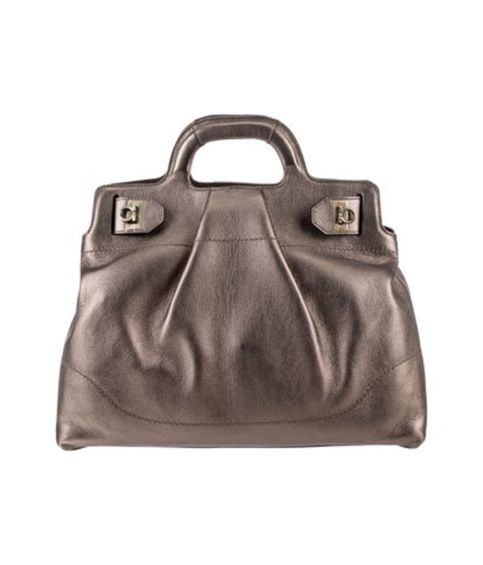 Salvatore Ferragamo Ferragamo Leather Top Handle Bag
