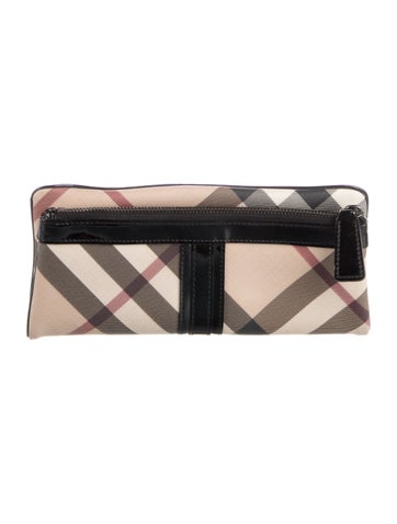 Burberry Nova Check Clutch