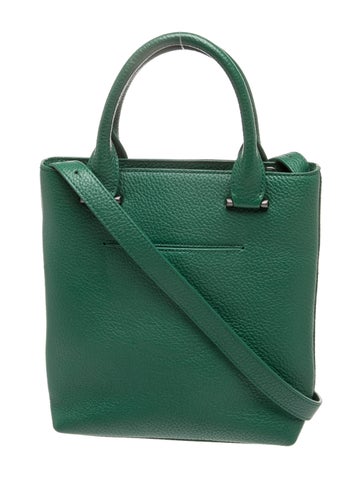Akris Leather Top Handle Bag