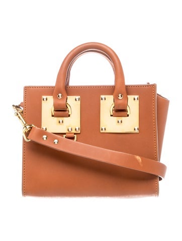 Sophie Hulme Leather Top Handle Bag