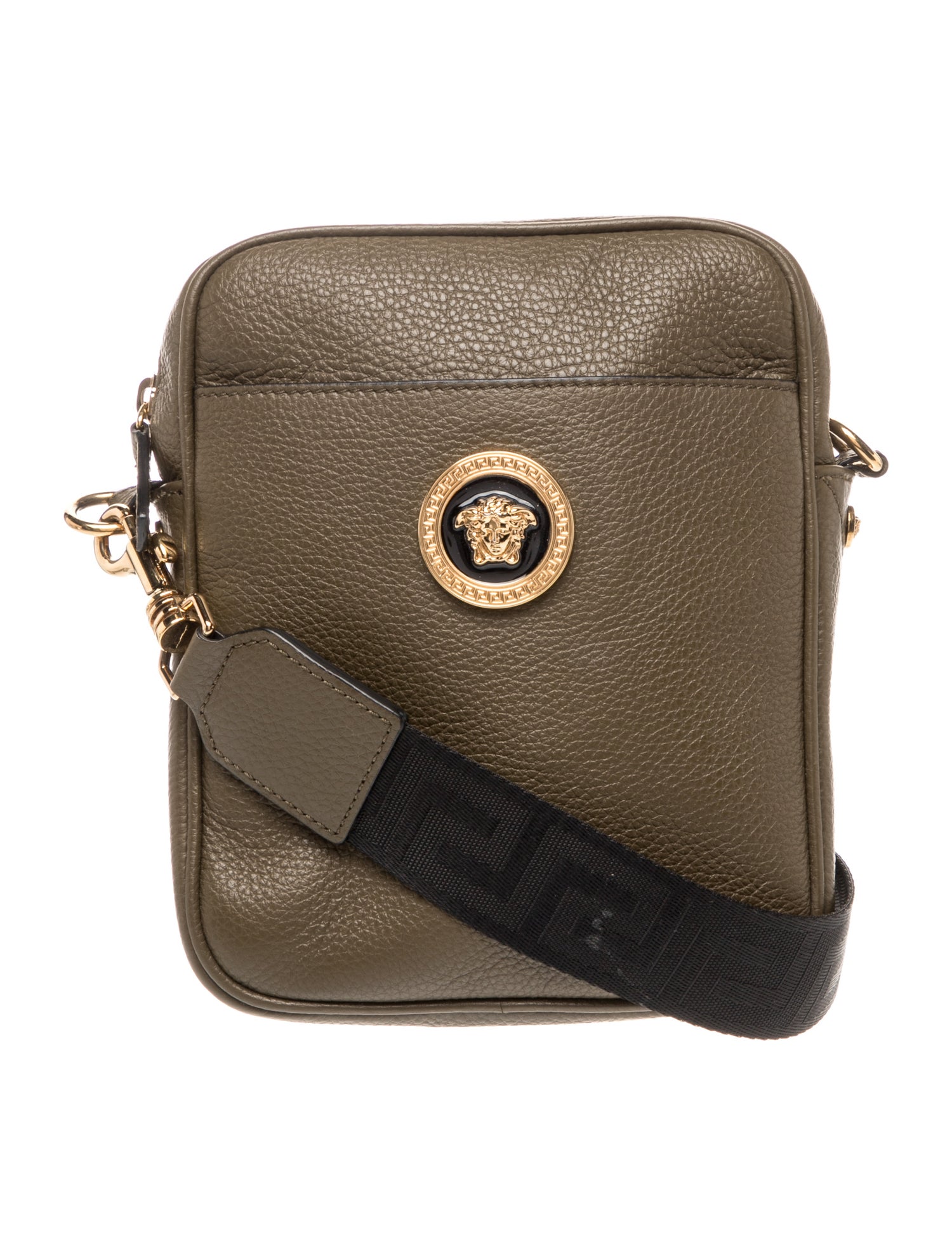 Versace Leather Crossbody Bag