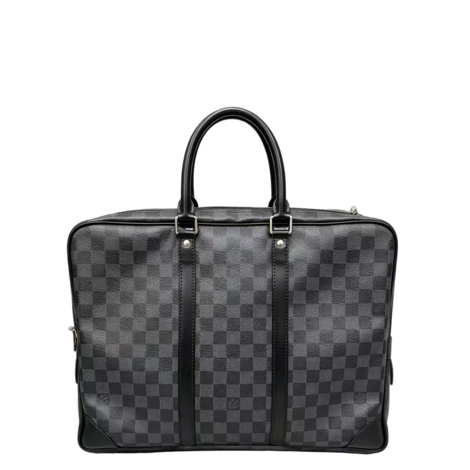 Coated Canvas Porte Documents Voyage PM